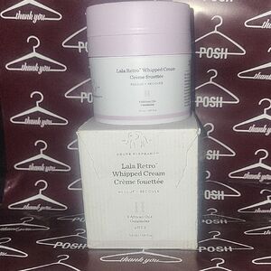 Drunk Elephant Lala Retro Whipped Cream - Pale Pink and White Jar